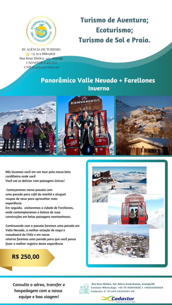 Valle Nevado e Farellones Panorâmico